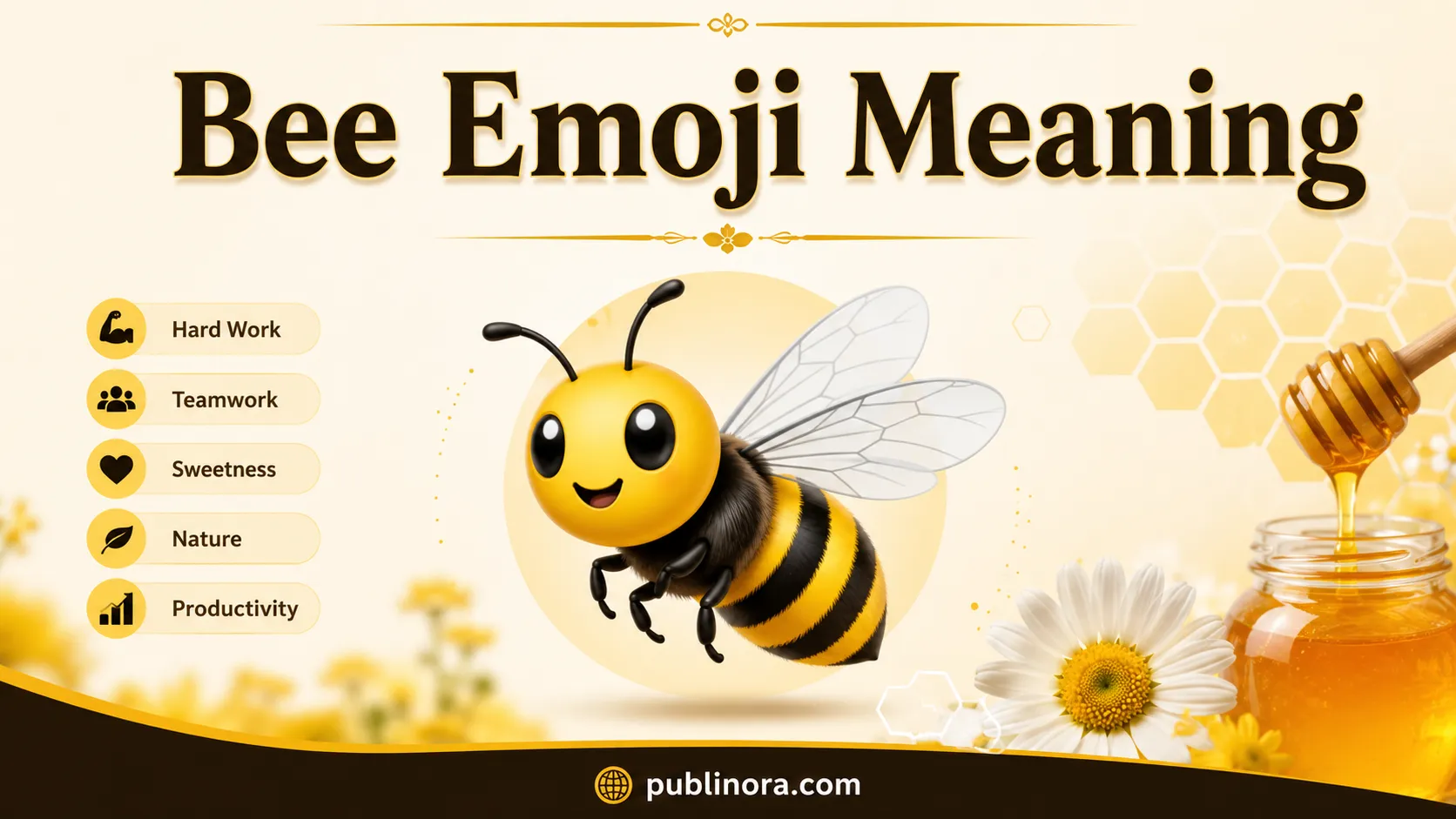 Bee Emoji Meaning