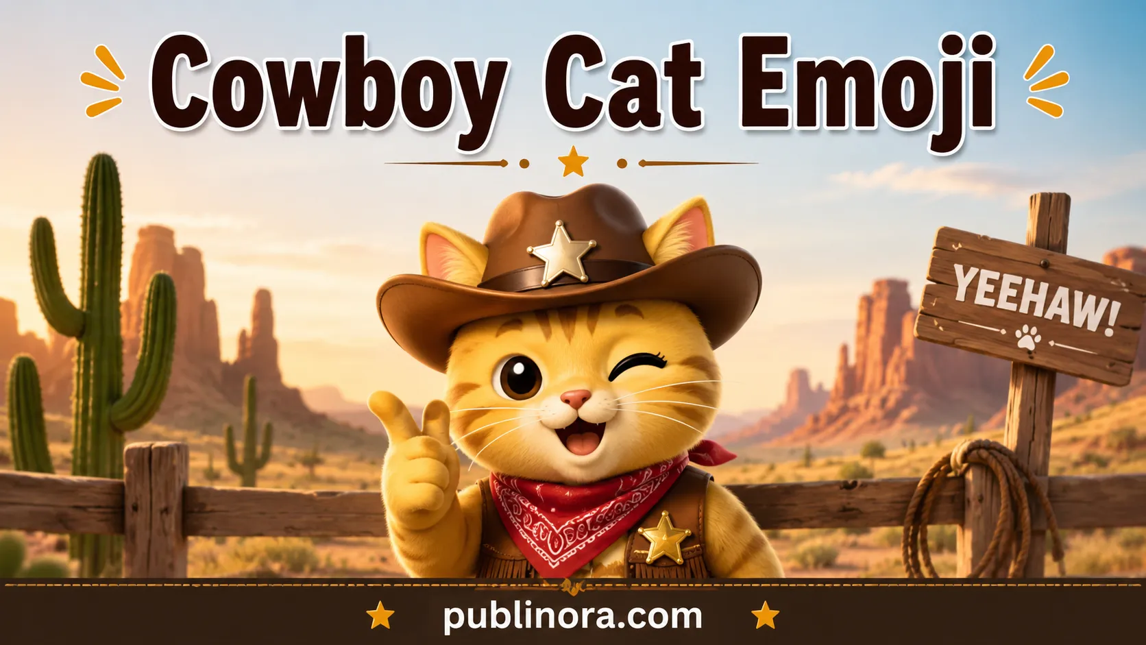 Cowboy Cat Emoji