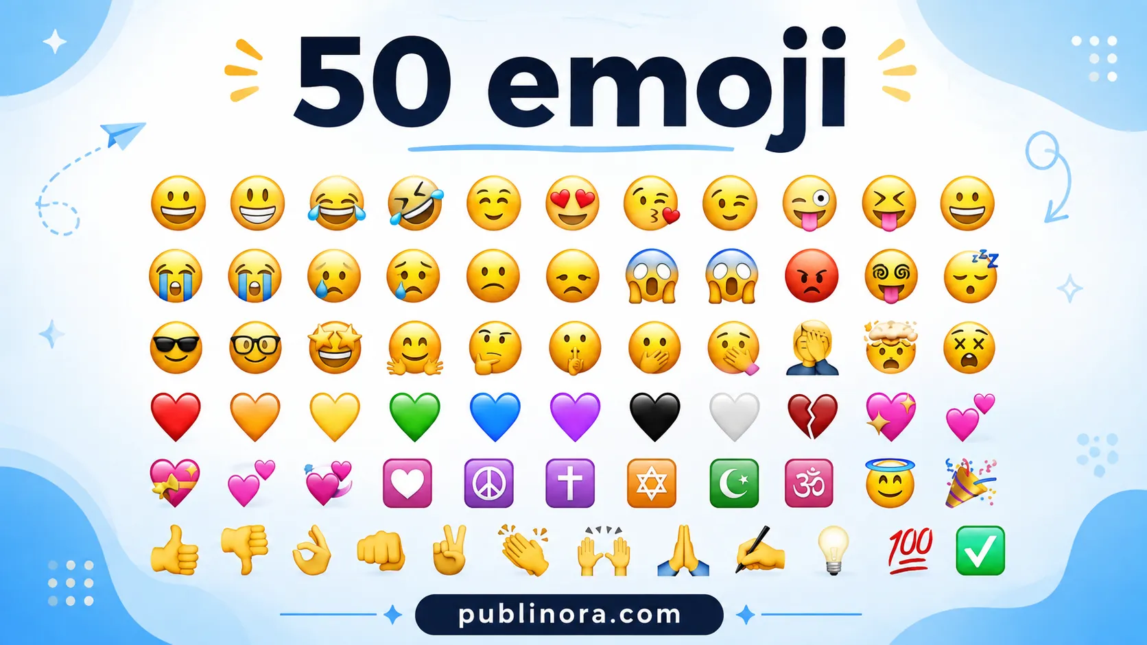 50 Emoji