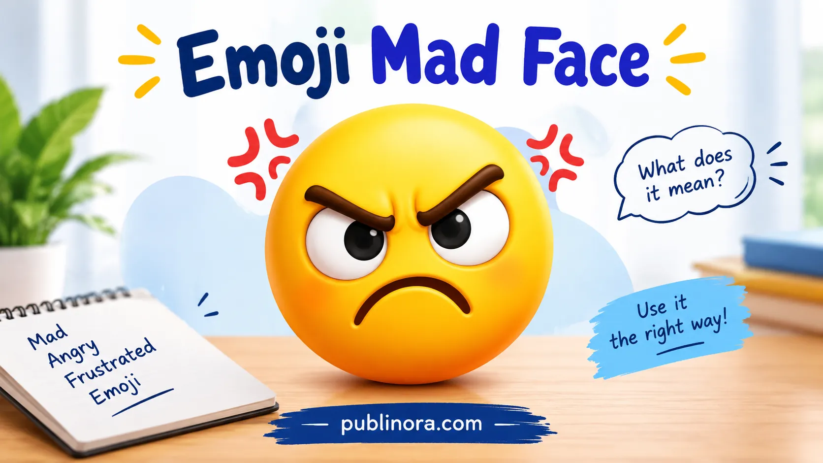 Emoji Mad Face