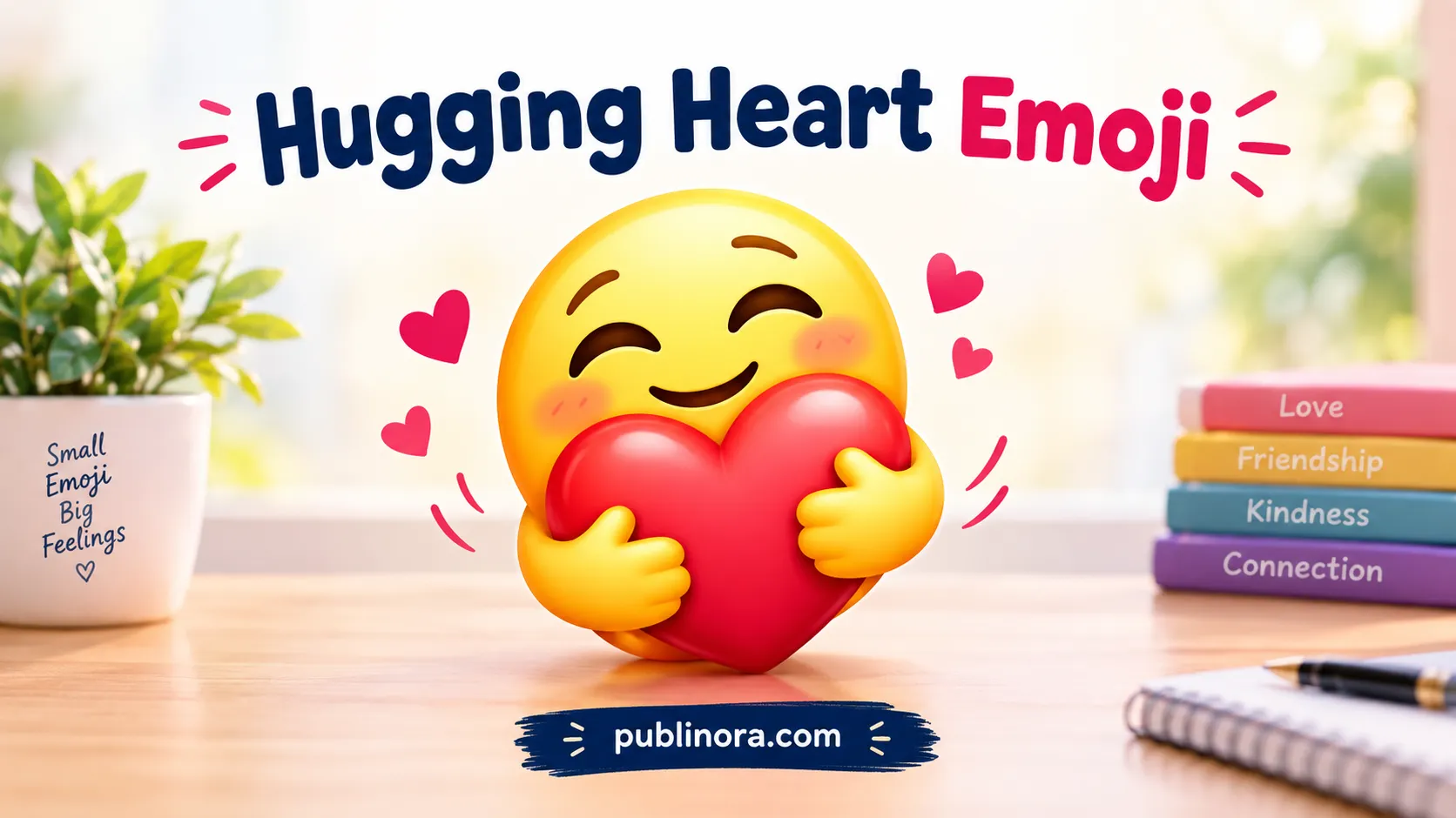 Hugging Heart Emoji