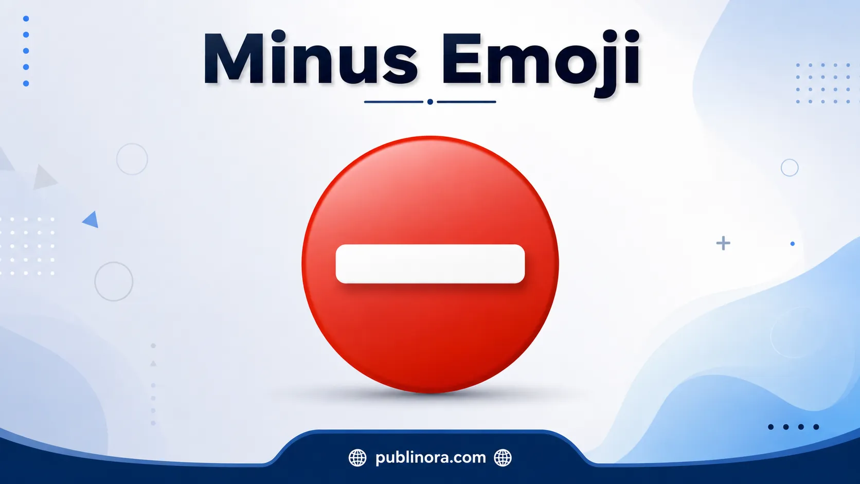 Minus Emoji