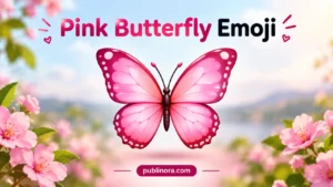 Pink Butterfly Emoji